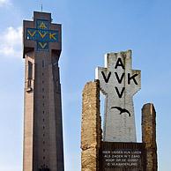 The IJzertoren / Yser Tower, First World War monument at Diksmuide, Belgium